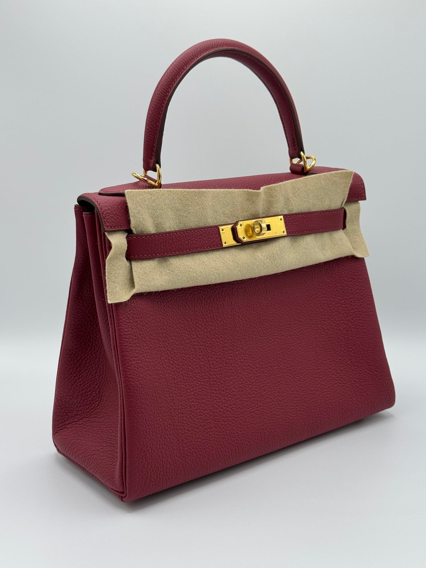 Hermes Kelly 28 Togo Rubis