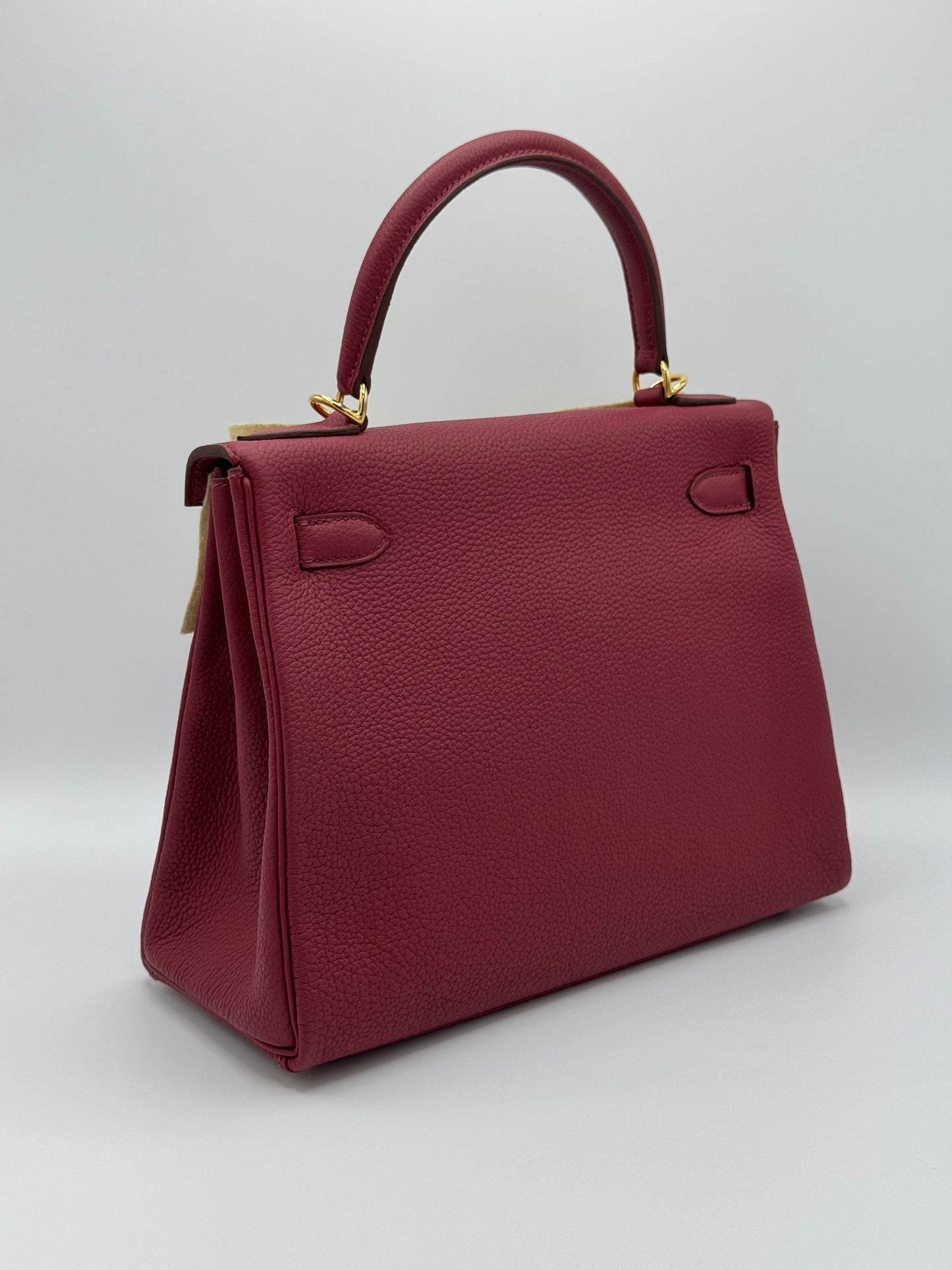 Hermes Kelly 28 Togo Rubis