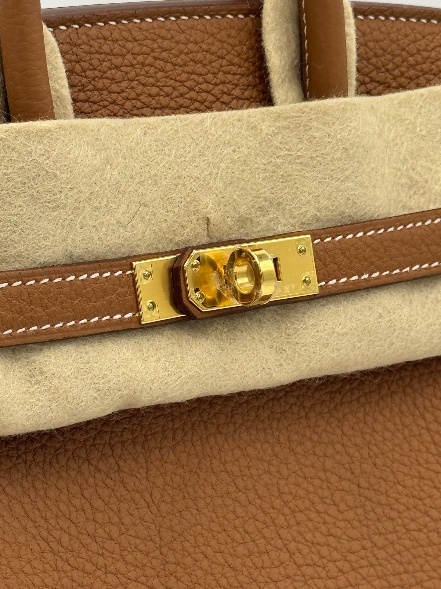 Hermes Birkin 25 Togo Gold