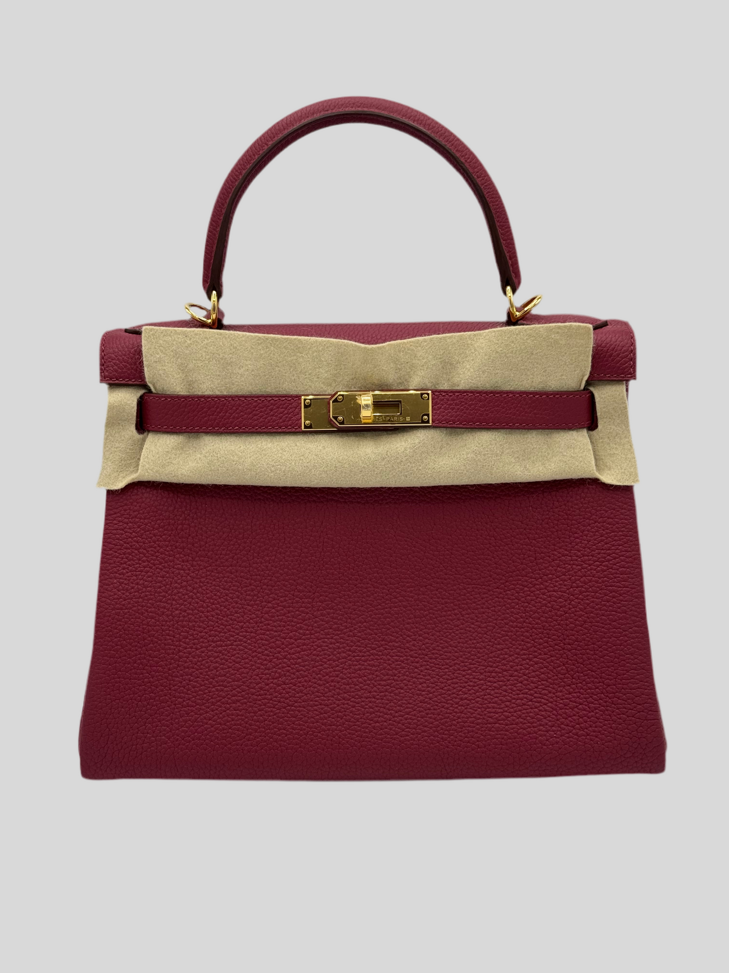 Hermes Kelly 28 Togo Rubis
