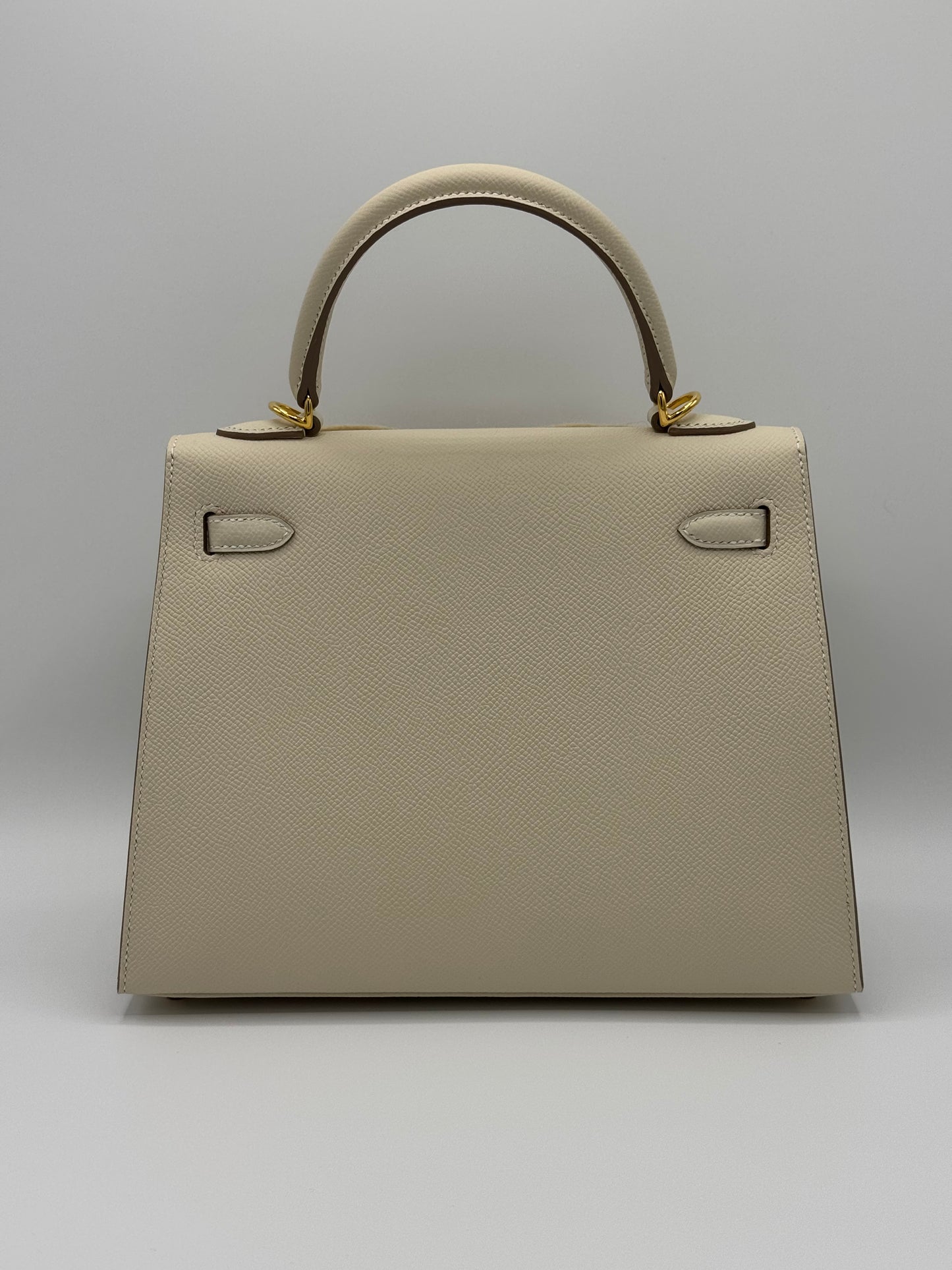 Hermes Kelly 25 Epsom Craie