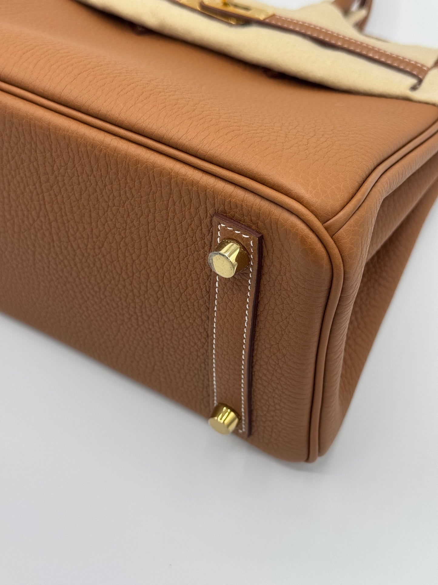 Hermes Birkin 25 Togo Gold