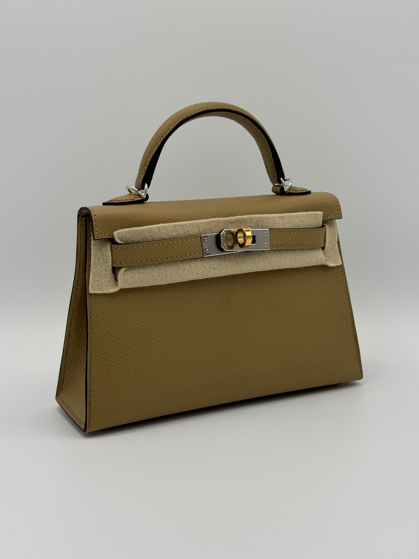 Hermes Kelly Mini Epsom Poussiere