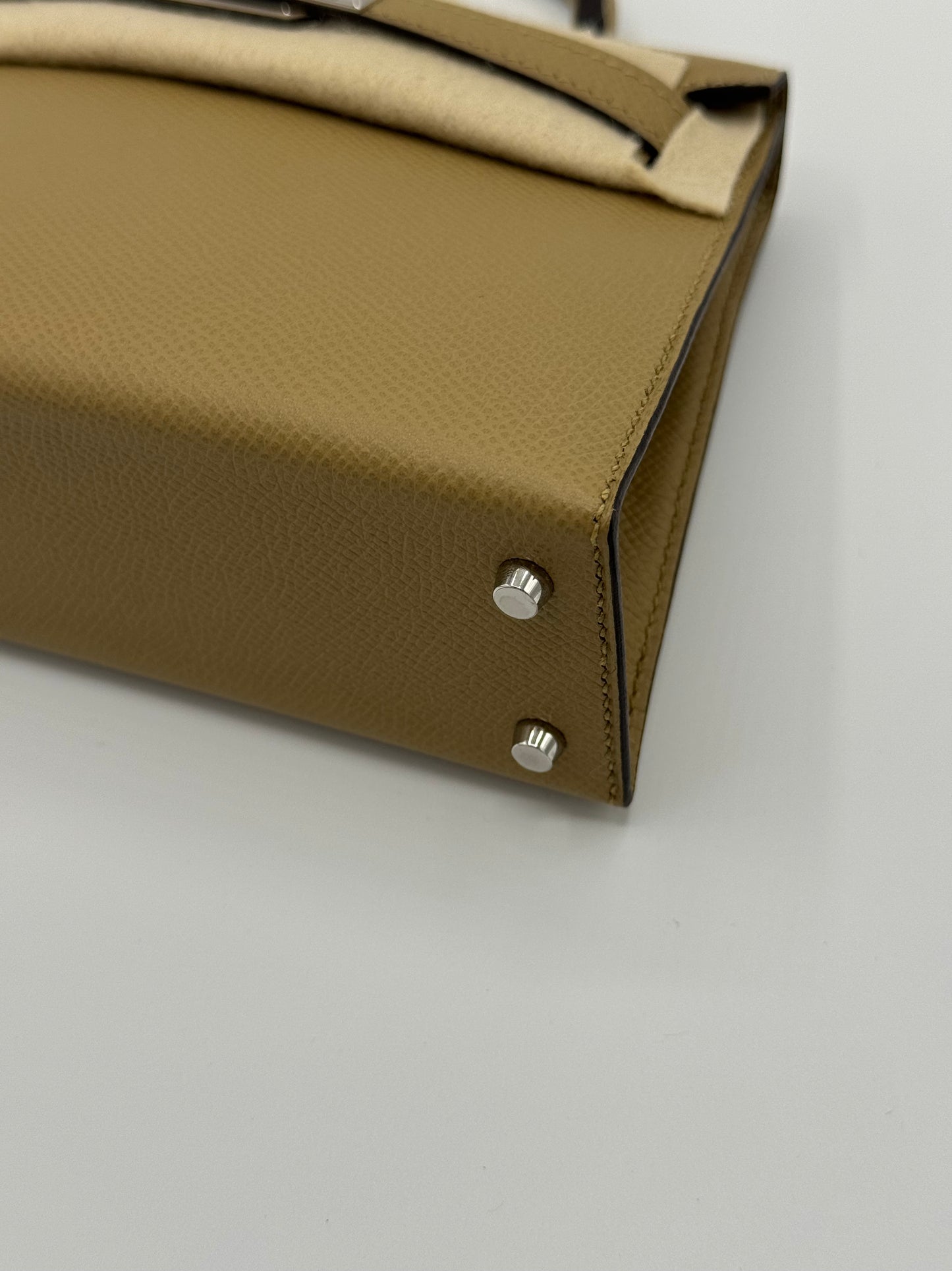 Hermes Kelly Mini Epsom Poussiere