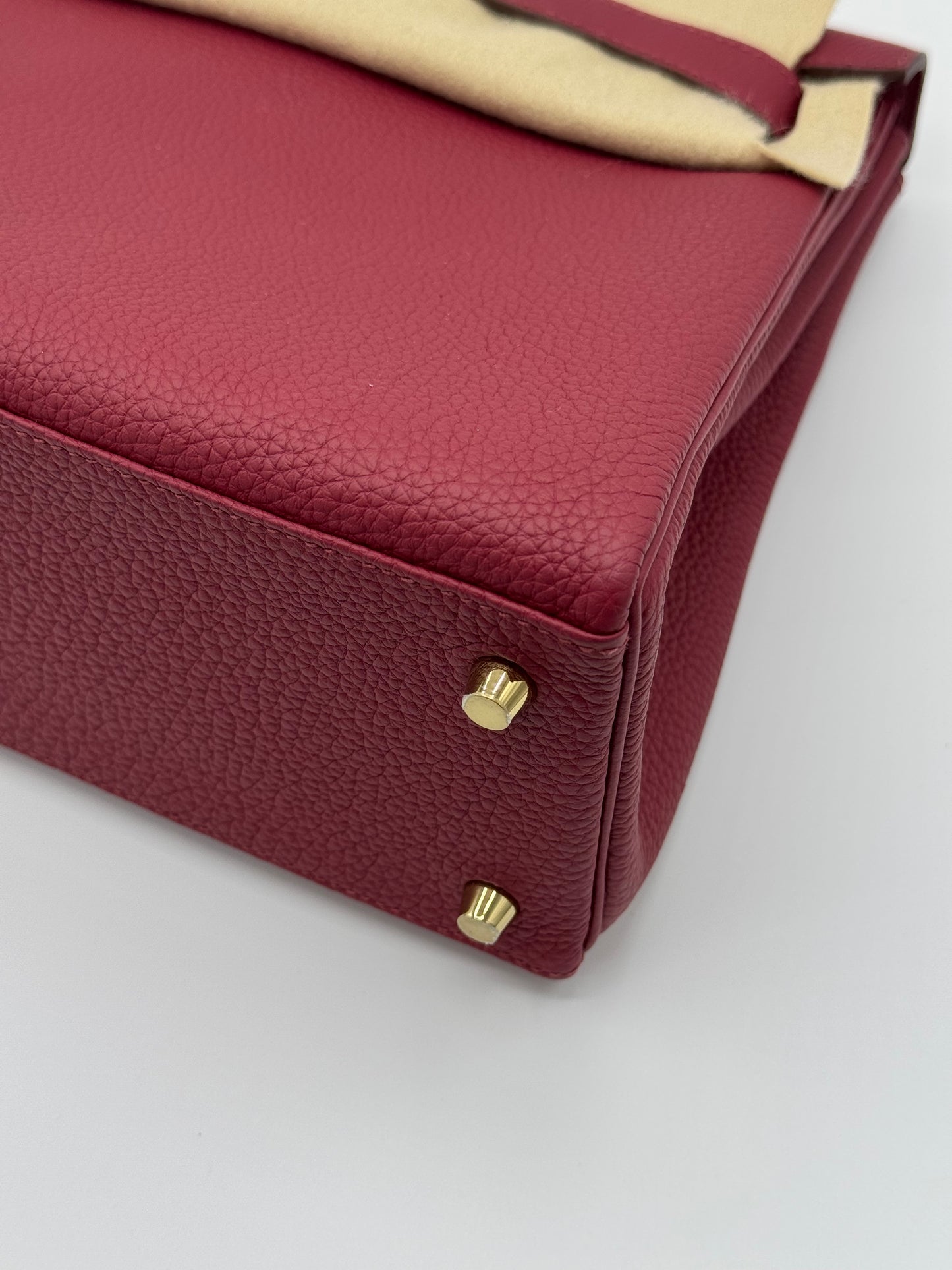Hermes Kelly 28 Togo Rubis