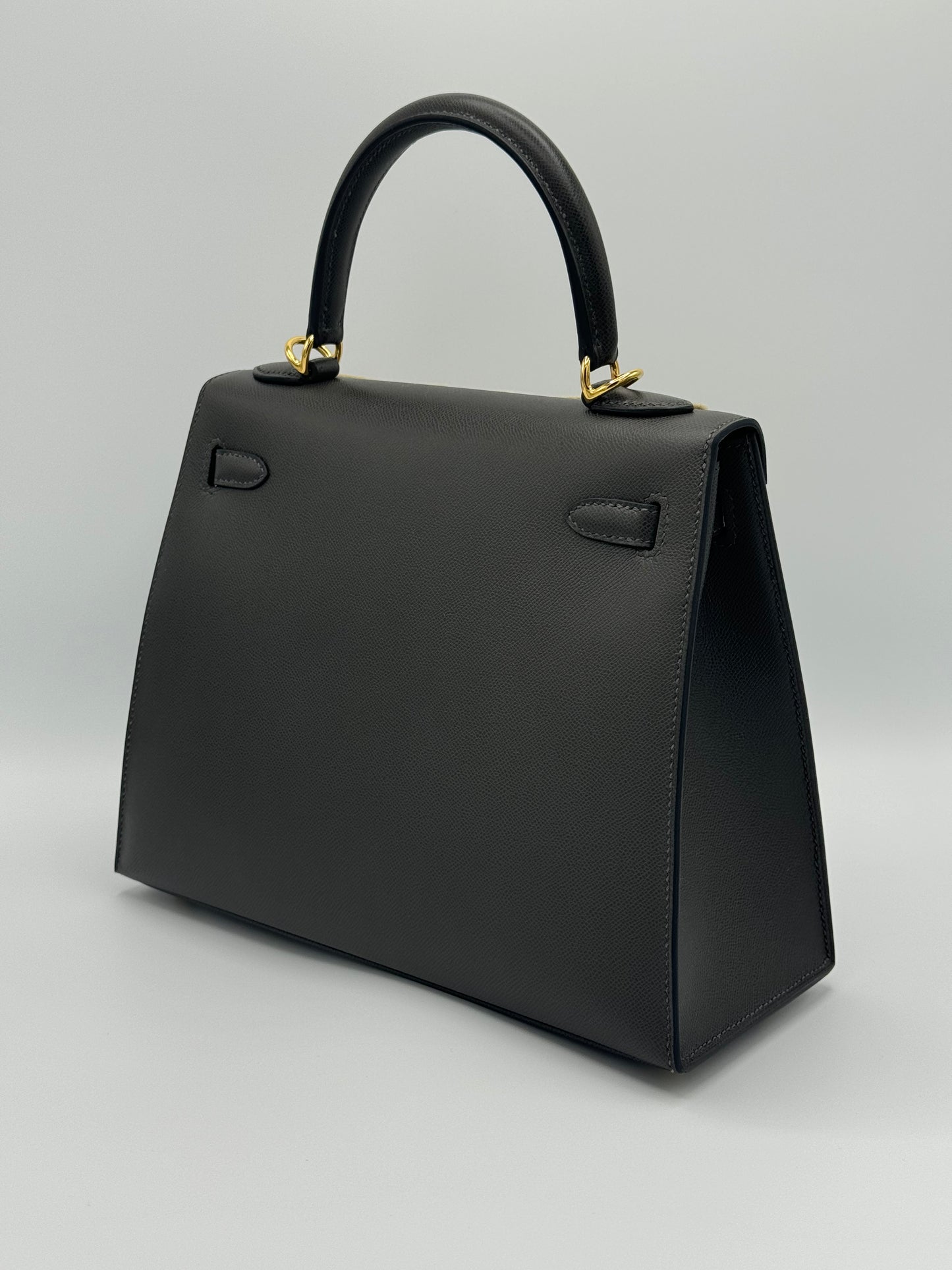 Hermes Kelly 25 Veau Madame Graphite