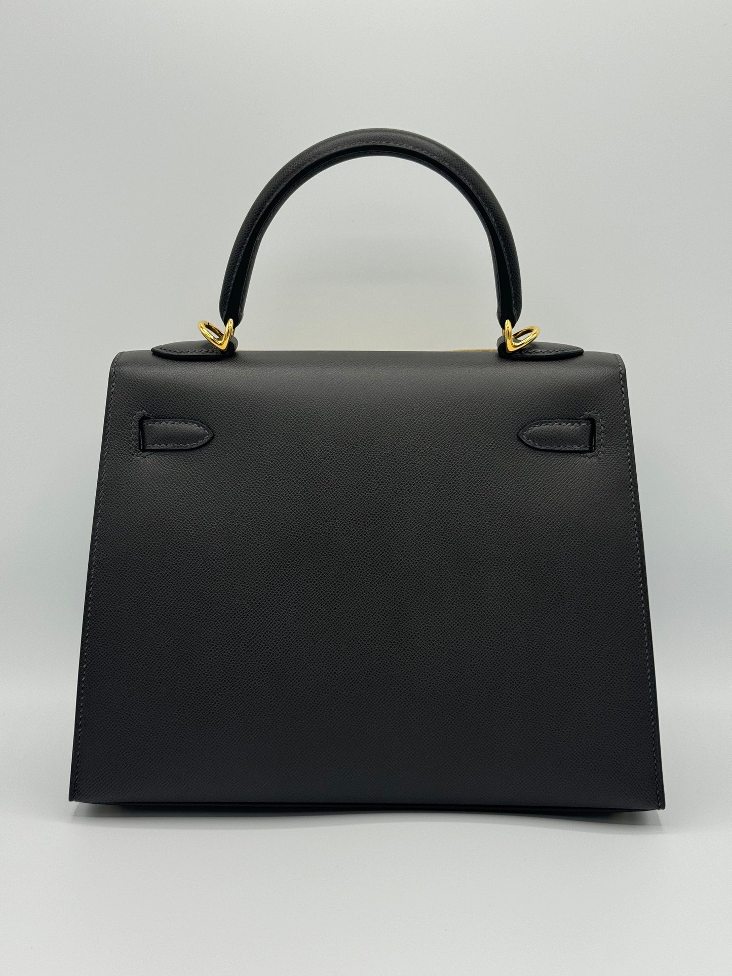 Hermes Kelly 25 Veau Madame Graphite