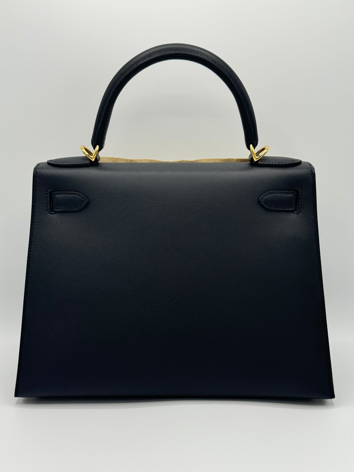 Hermes Kelly 28 Veau Madame Noir