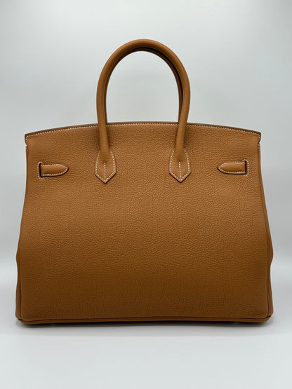 Hermes Birkin 35 Gold Togo