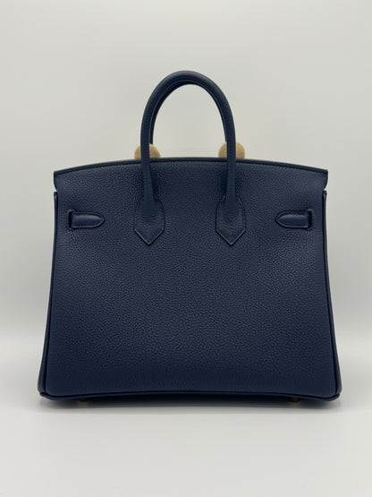 Hermes Birkin 25 Togo Bleu Abysse