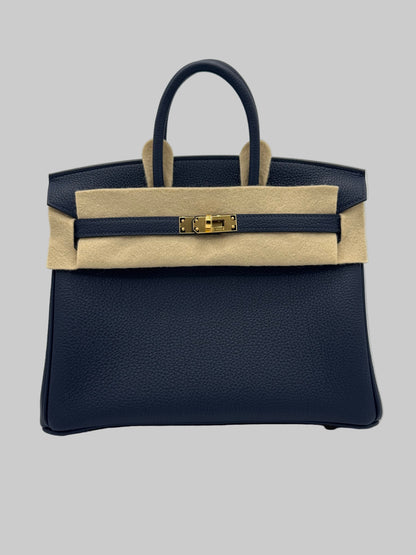 Hermes Birkin 25 Togo Bleu Abysse
