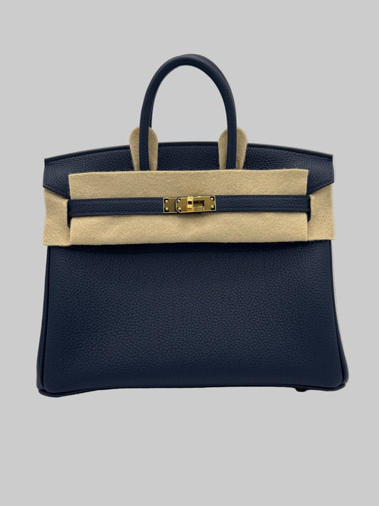 Hermes Birkin 25 Togo Bleu Abysse
