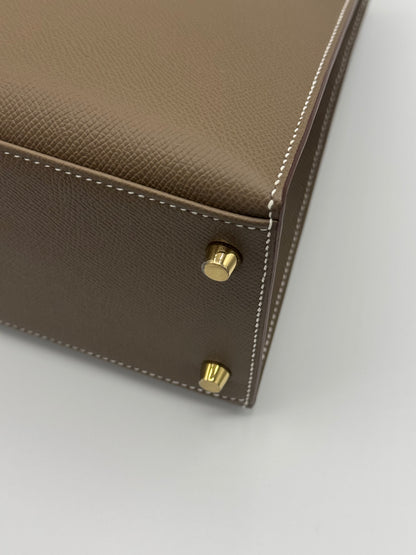 Hermes Kelly 28 Epsom Etoupe