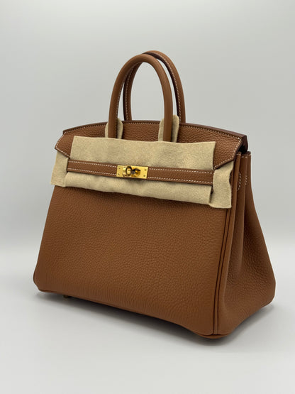 Hermes Birkin 25 Togo Gold