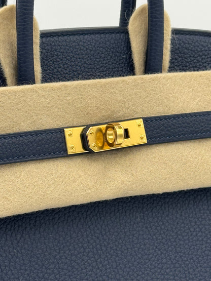 Hermes Birkin 25 Togo Bleu Abysse