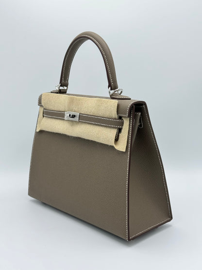 Hermes Kelly 25 Epsom Etoupe