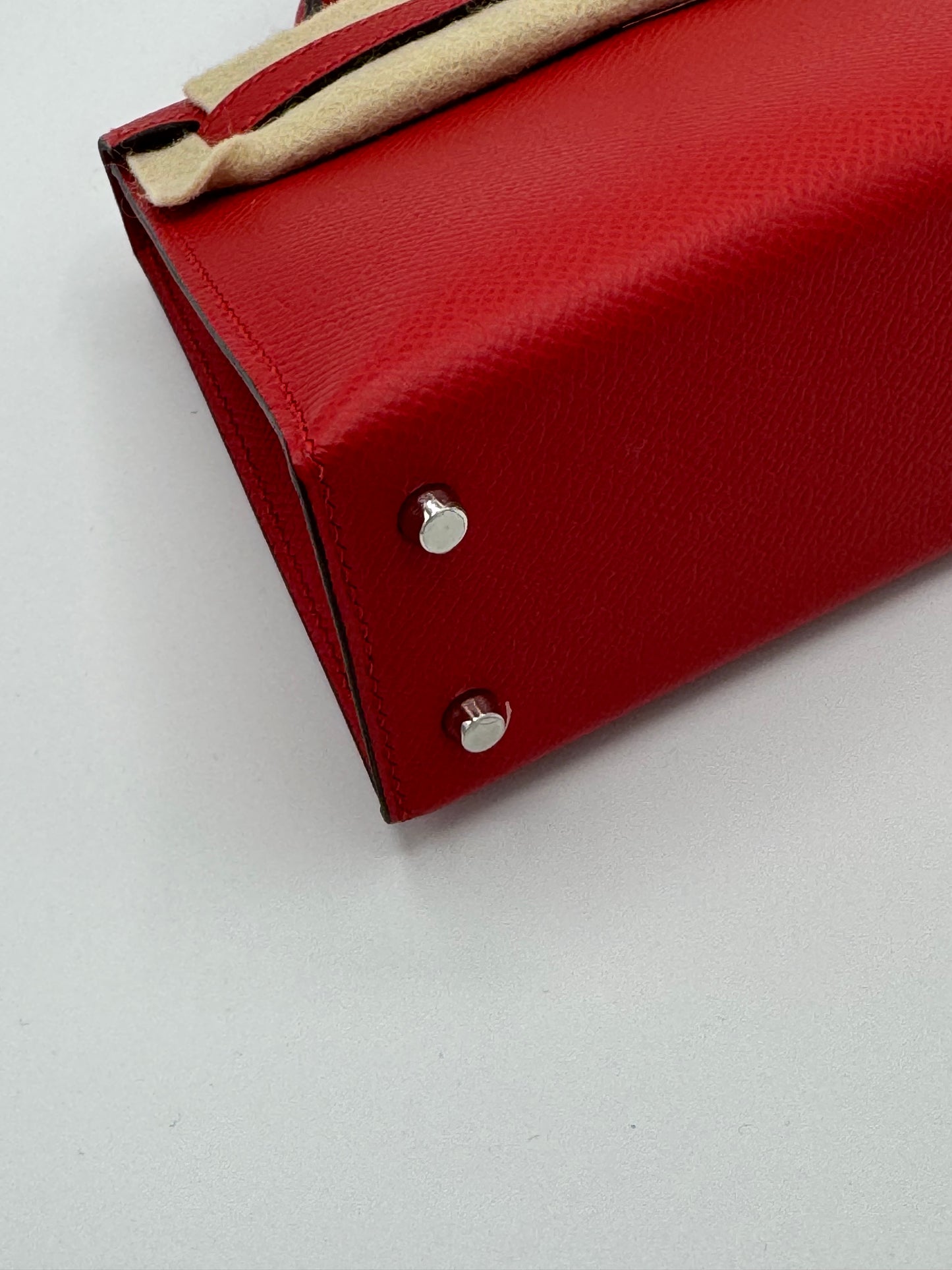 Hermès Kelly Mini Epsom Rouge Radieux