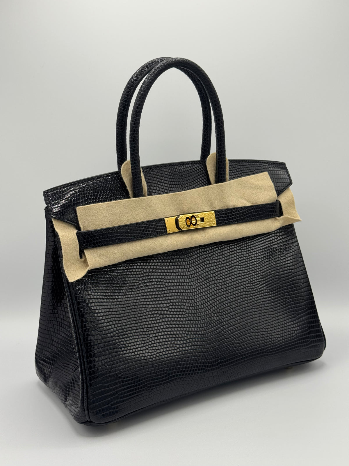 Hermès Birkin 30 Lizard Noir