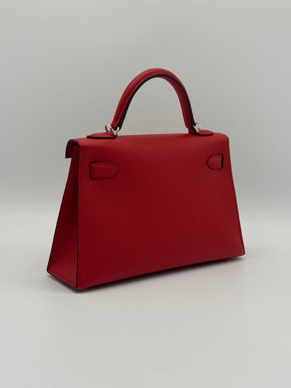 Hermès Kelly Mini Epsom Rouge Radieux