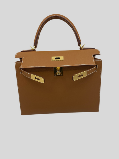 Hermes Kelly 28 Gold Epsom