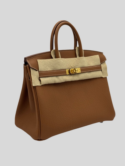 Hermes Birkin 25 Togo Gold