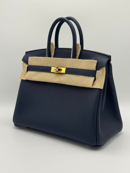 Hermes Birkin 25 Togo Bleu Abysse