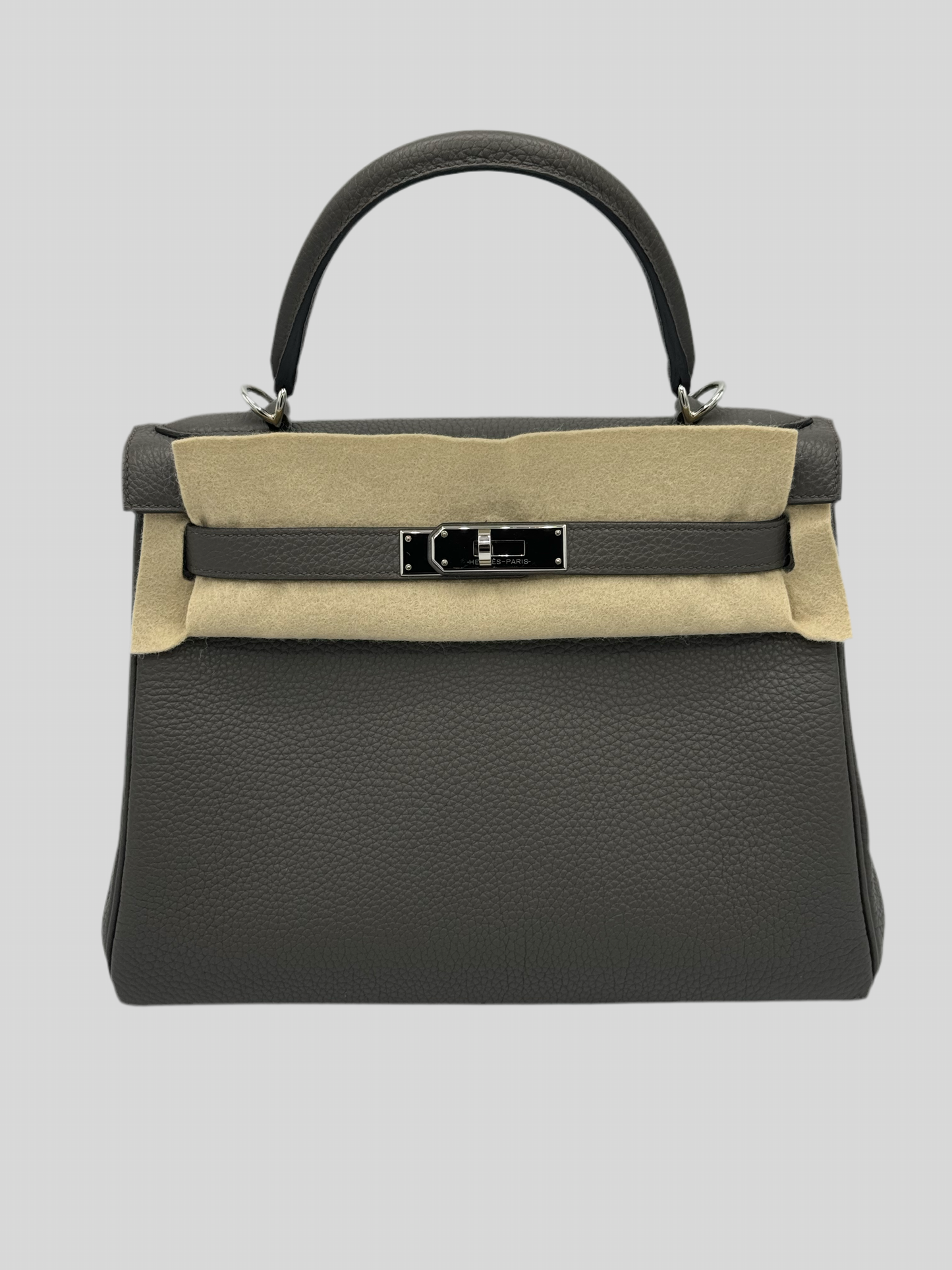 Hermes Kelly 28 Togo Gris Etain