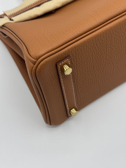 Hermes Birkin 25 Togo Gold