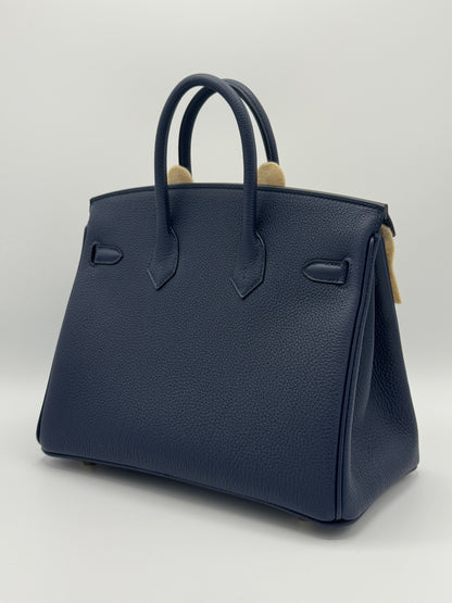 Hermes Birkin 25 Togo Bleu Abysse