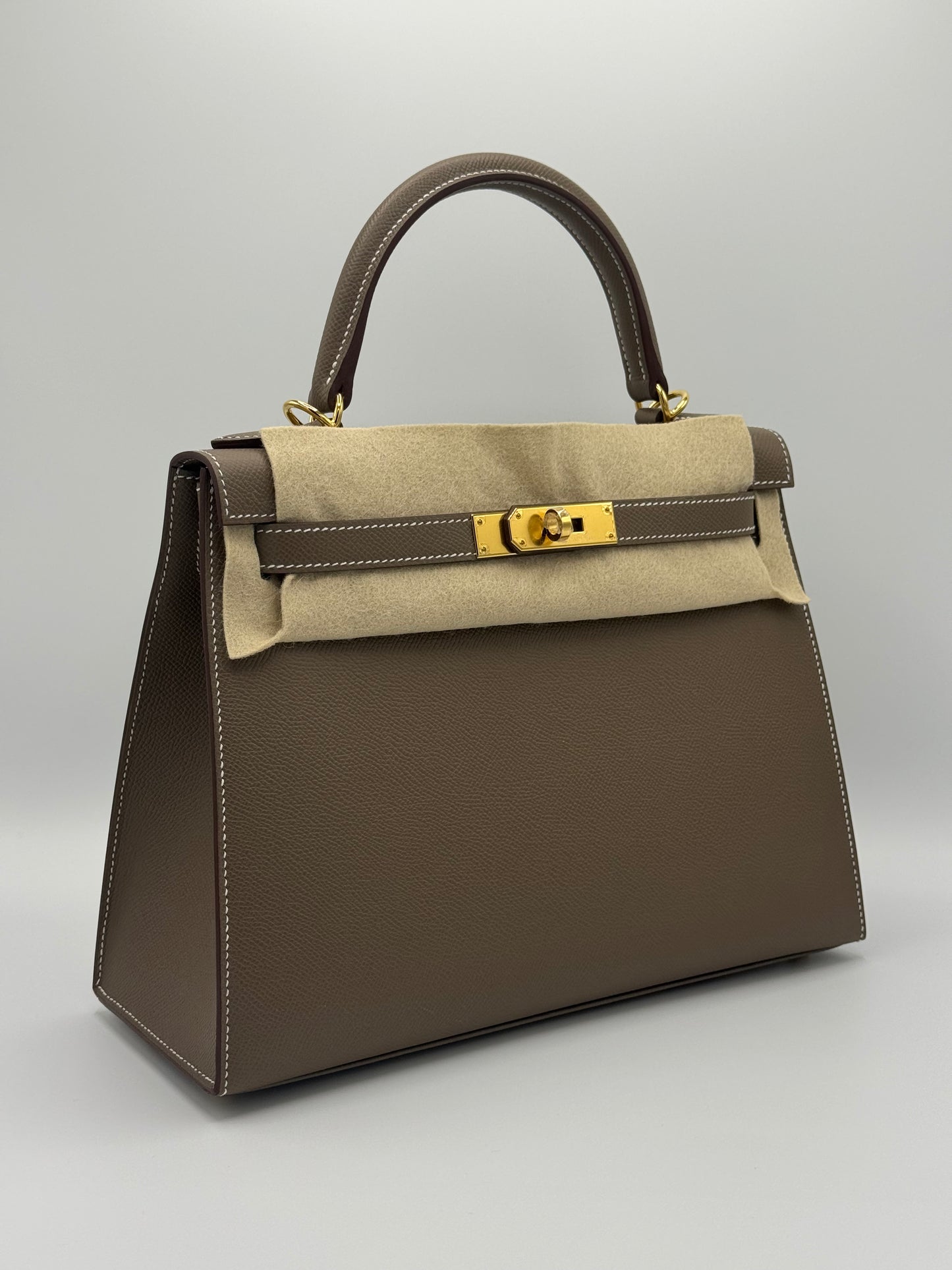 Hermes Kelly 28 Epsom Etoupe