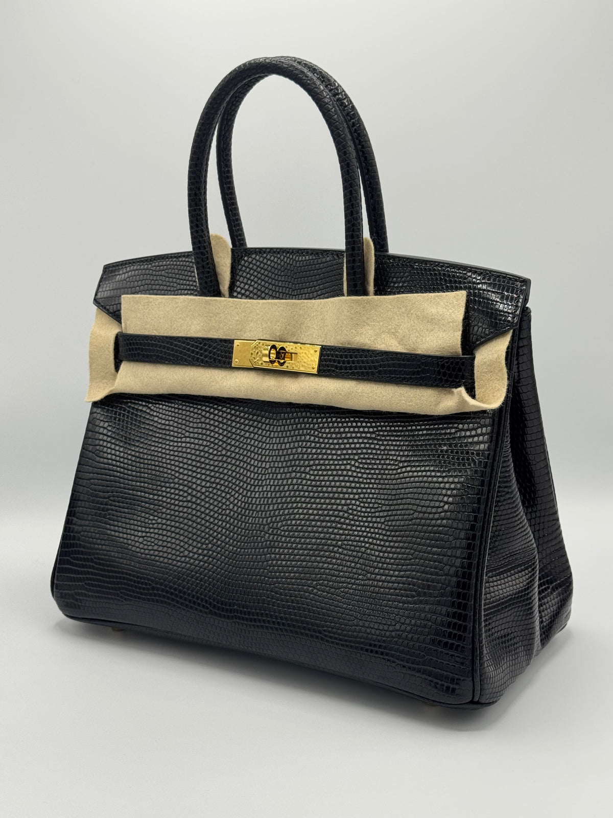 Hermès Birkin 30 Lizard Noir