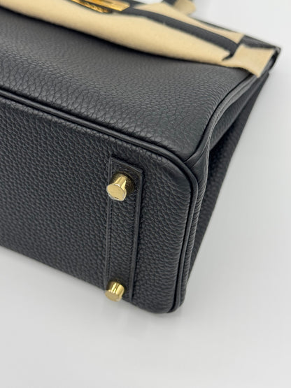 Hermes Birkin 25 Togo Noir