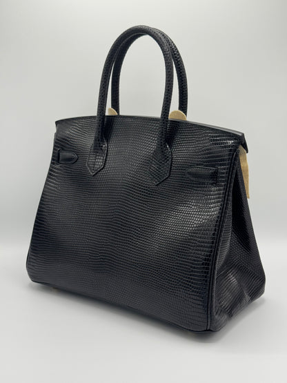 Hermès Birkin 30 Lizard Noir