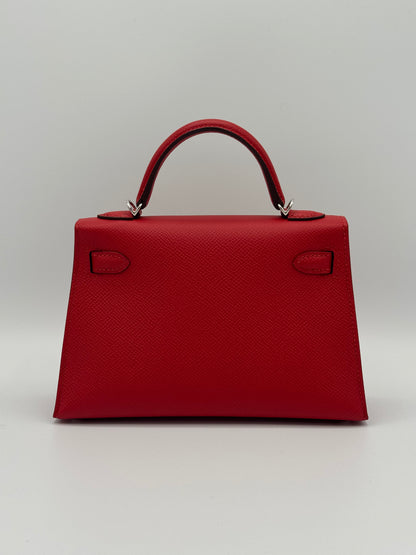 Hermès Kelly Mini Epsom Rouge Radieux