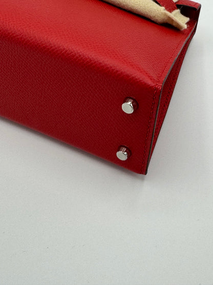 Hermès Kelly Mini Epsom Rouge Radieux