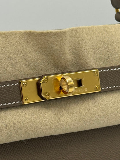 Hermes Kelly 28 Epsom Etoupe