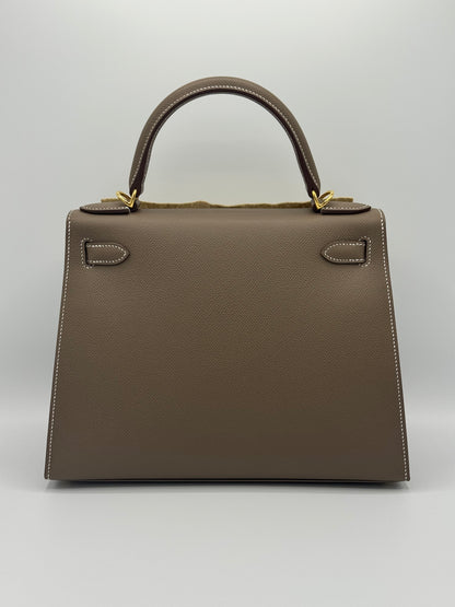 Hermes Kelly 28 Epsom Etoupe