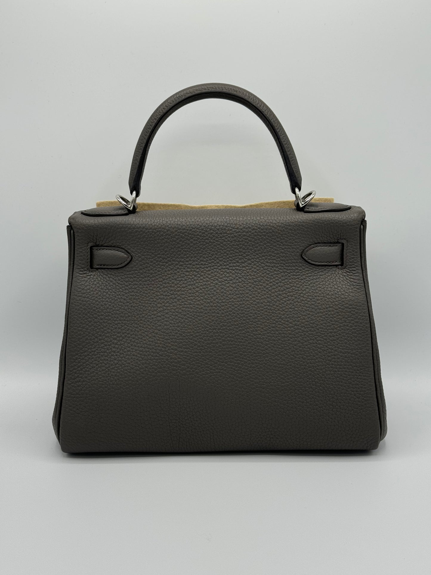 Hermes Kelly 28 Togo Gris Etain