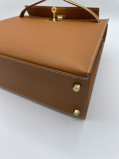 Hermes Kelly 28 Gold Epsom