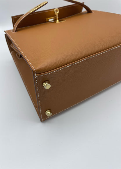 Hermes Kelly 28 Gold Epsom