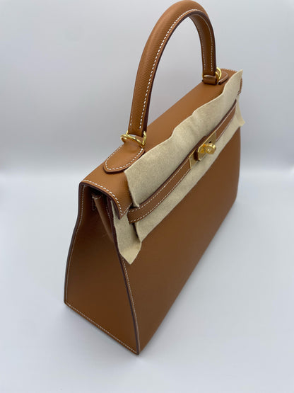 Hermes Kelly 32 Gold Epsom