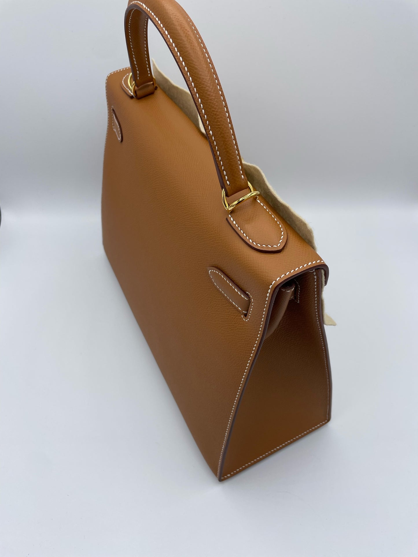 Hermes Kelly 32 Gold Epsom