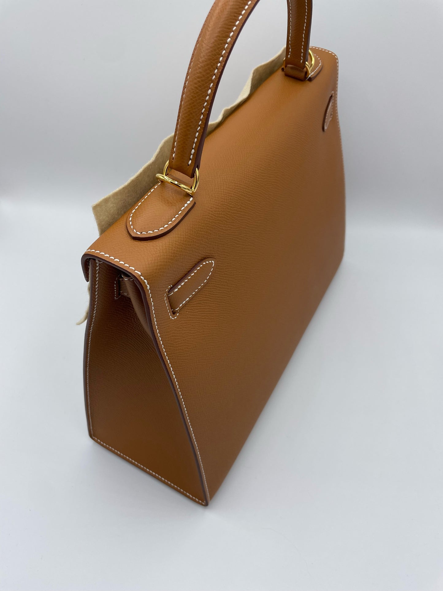 Hermes Kelly 32 Gold Epsom